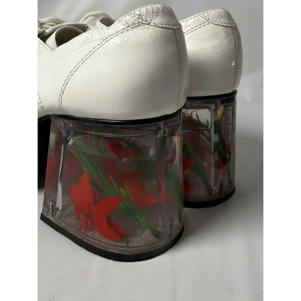 Pleaser Funtasma Floating Fish Heels Pf Oxford Lace Up PIMP02 (M 10-11/W 12-13)